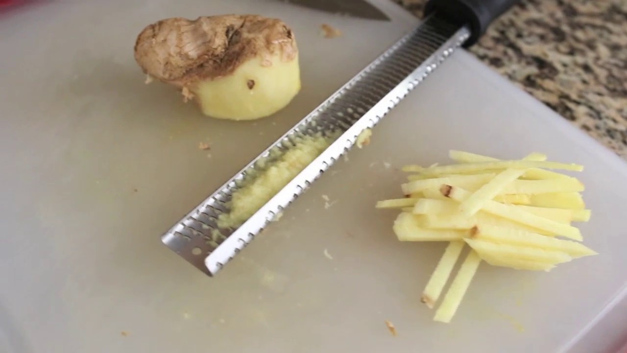 How to peel, grate, and chop ginger